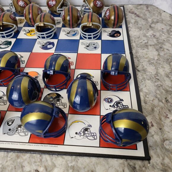 Vintage ST. LOUIS RAMS vs 49ers Checkers Game Set Rare! - Picture 14 of 16